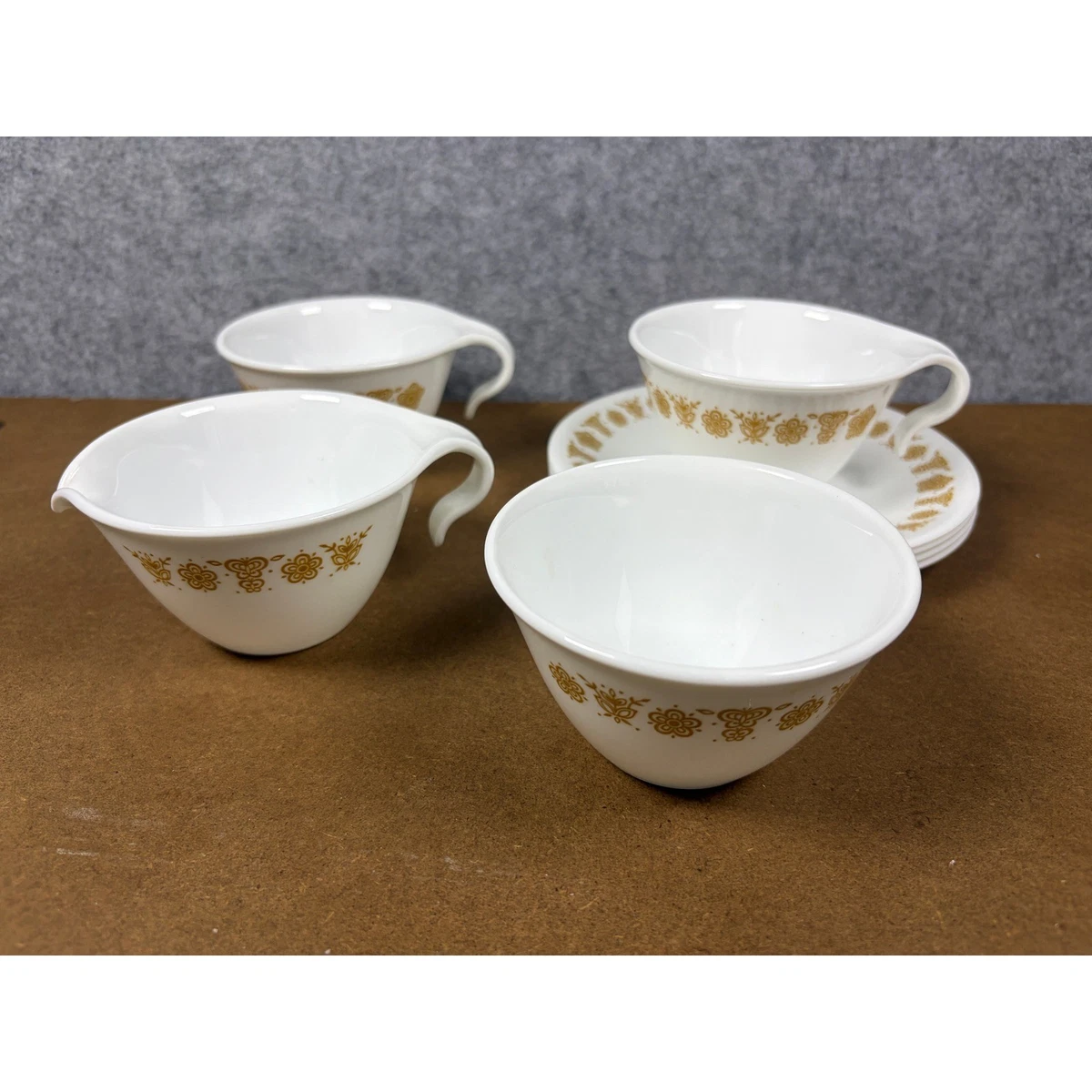 USED Corelle×peak 取っ手付きカップ　9個set Corelle Tea Cups & Saucer Sets for sale | eBay