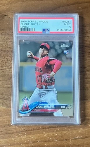 2018 Topps Chrome Update - Shohei Ohtani #HMT1 (RC) PSA 9