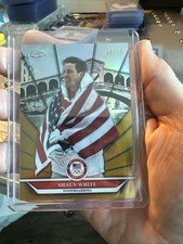 Shaun White /50 2026 Topps Chrome US Winter Olympics Buongiorno Gold Refractor