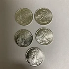 Lot of 5 Silver  1/10 oz Walking Liberty Round