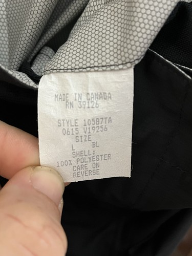 Pantalones de senderismo Filson para hombre grandes (36x34) negros cortavientos/resistentes al agua - Imagen 11 de 12
