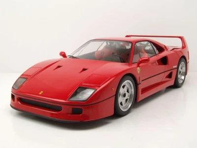 Ferrari F40 1987 rojo coche modelo 1:12 Norev