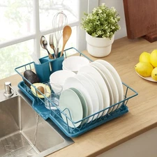 Space-Saving 3-Piece Dish Drainer Rack Set ✅ Efficient Kitchen Organizer