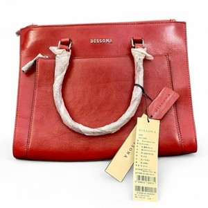 Dissona Italy Design Orange Leather Backpack Bag Attached Wallet Vintage Italian Chiarugi Italian 2 Strap Leather Backpack main image 3