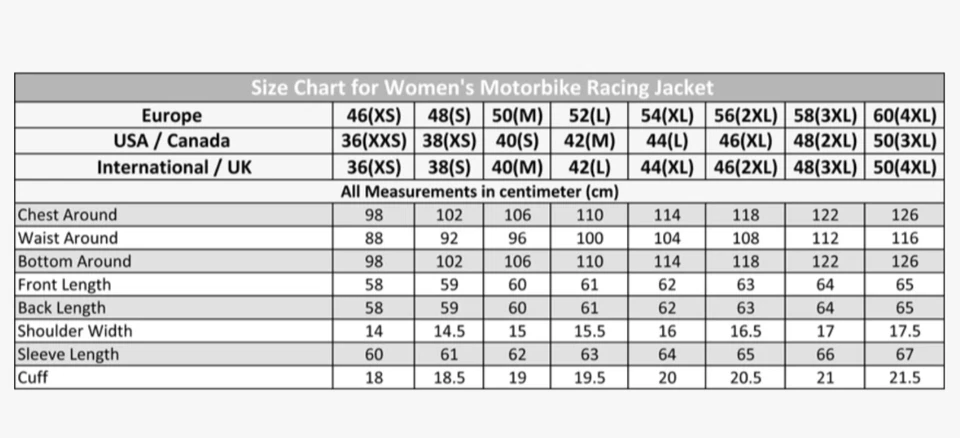 Suzuki Women Leather Motorcycle Jacket Customized Racing Motorbike Biker Coat - Image 3 of 3