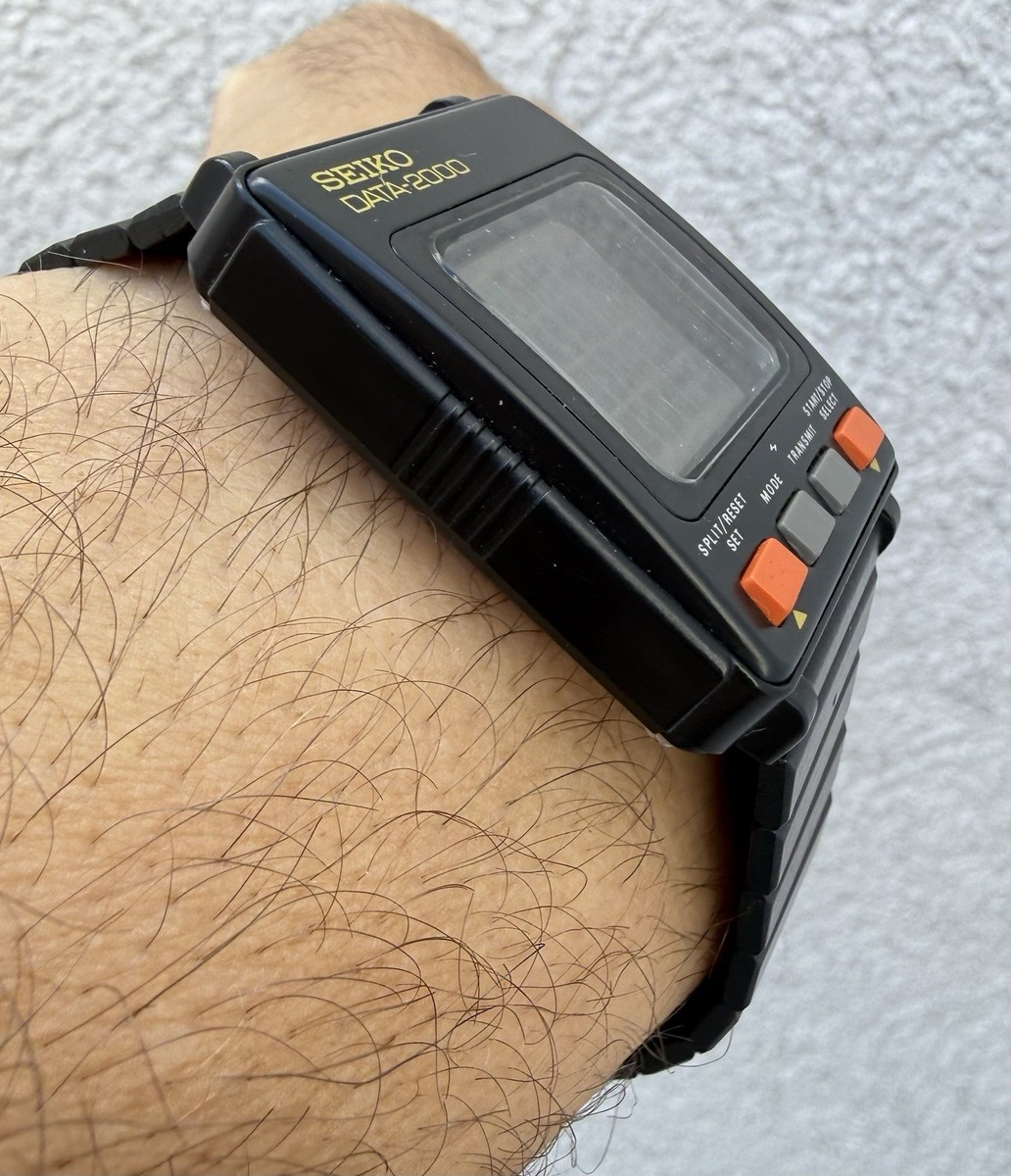 Rare Seiko Data-2000 UW01 w/ Keyboard, Box & Papers – 1980s Early