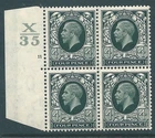 GB 1935 George V MNH 4d X35 11 CONTROL block SG445