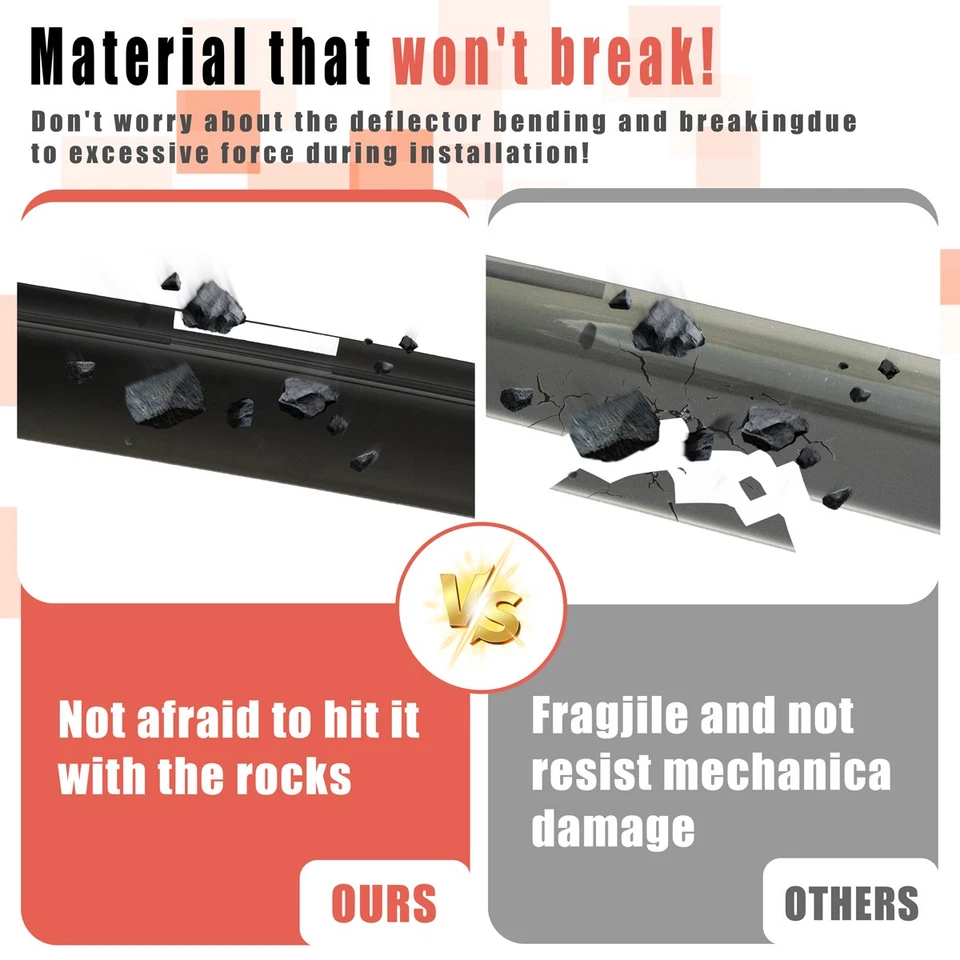 Protectores de lluvia en canal para GMC Terrain 2018-2024 viseras de ventana pantalla de ventilación Foto 3 de 4