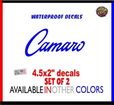 67-69 Camaro Emblem Stickers Vinyl Decals Set Of 2 First Gen Camaro Stickers