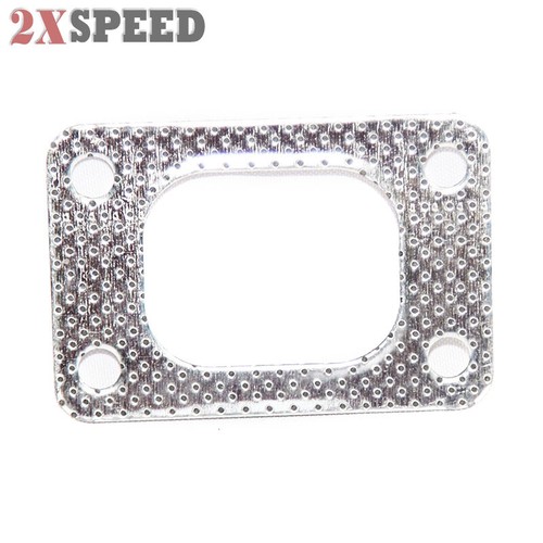 2Pcs/Set For Turbo T25 T28 GT25 GT28R GT2876R Turbo Inlet Exhaust 4Bolt Gasket - Picture 2 of 4