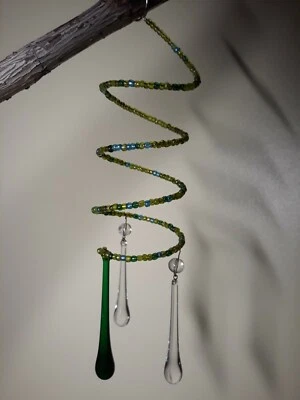 Memory wire beaded mobile suncatcher indoor - Image 1 of 4