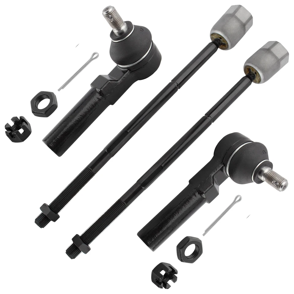 Extremos de barra de amarre interior y exterior 4 piezas para Mercury Villager Mercury Quest 1993-2002 Foto 2 de 4