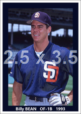 Billy Bean - 1993 San Diego Padres - choose a size - color print