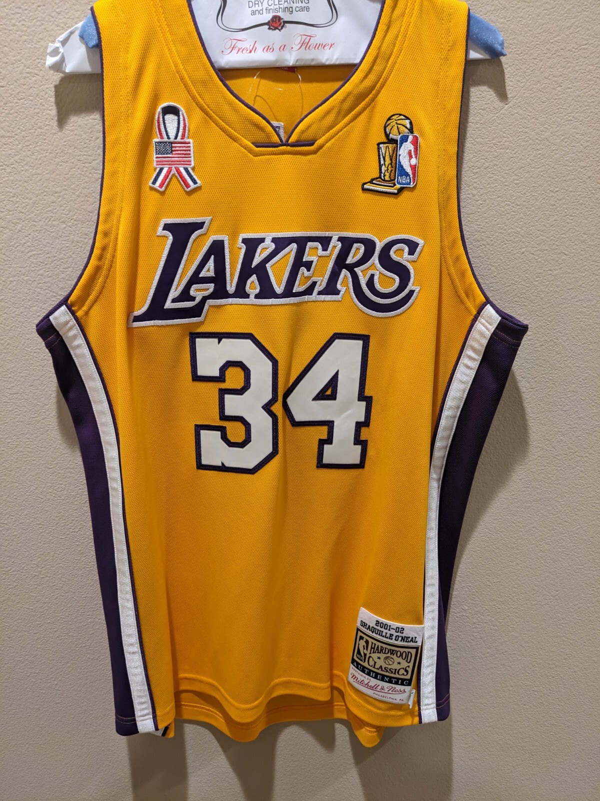 NWOT Authentic Mitchell And Ness Shaquille O’Neal Jersey 44 2002 Championship