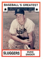 1987 TCMA 1982 Greatest Sluggers #9 Duke Snider