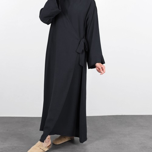 Abaya Muslim Women Rhinestone Kaftan Maxi Dress Dubai Moroccan Party Gown Caftan - 第 189/196 張圖片