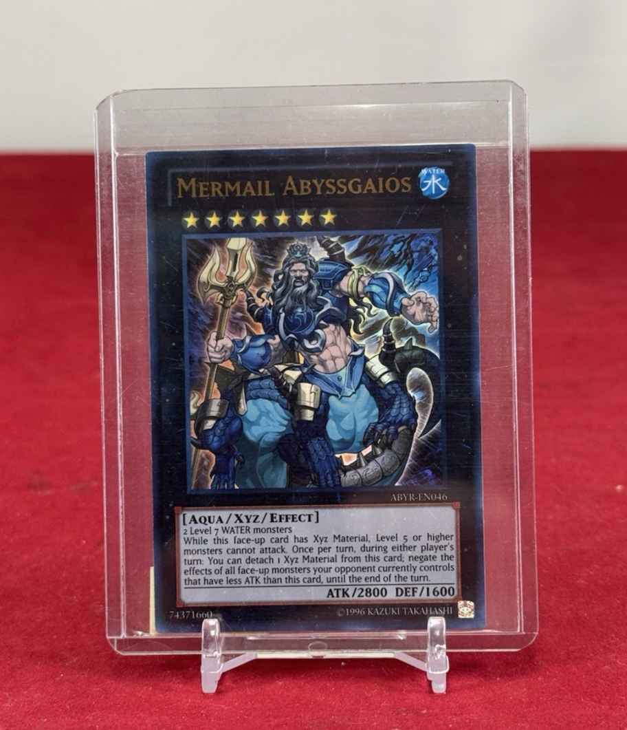 Yu-Gi-Oh - Mermail Abyssgaios - ABYR-EN046 - Ultimate Rare (Excellent) |  eBay