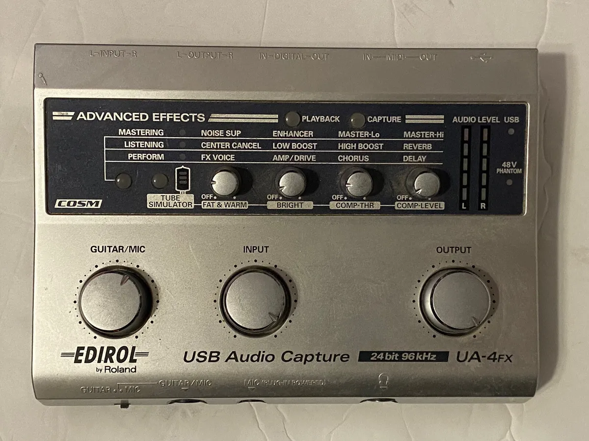 ROLAND EDIROL UA-4FX USB AUDIO CAPTURE INTERFACE 24 bit 96 kHz eBay