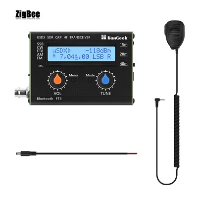 HAMGEEK USDX-CW SDR QRP Transceiver QCX-SSB to SSB 15m/20m/40m 3-Band