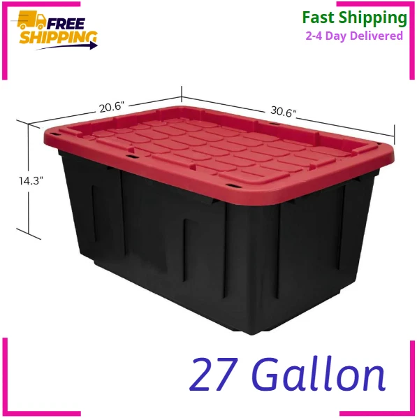 Tough Box 27 gal. Tote, Polypropylene