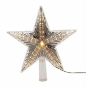 Stella Albero Di Natale Luminosa.Puntale Luminoso Stella 22 Cm Moderny Bianco Caldo Albero Di Natale Ebay