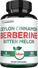 1500Mg Berberine Supplement with Organic Ceylon Cinnamon Bark  Bitter Melon - 3