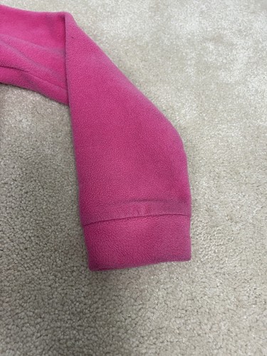 Columbia Jacket Girls Extra Small Pink Fleece Sweater Full Zip Youth Kids - Picture 11 of 16