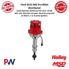 MSD Pro Billet Small Diameter Distributor W/ Iron Gear For 72-97 Ford 302 / 460