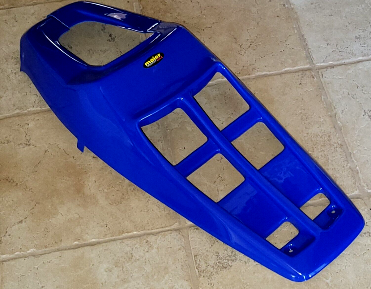 SUZUKI QUAD RACER, 500 QUADZILLA FRONT FENDER BLUE NOSE HOOD