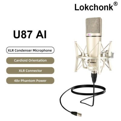 U87 AI XLR Kondensator Mikrofon Professionelle Niere Studiomikrofon Aufnahme