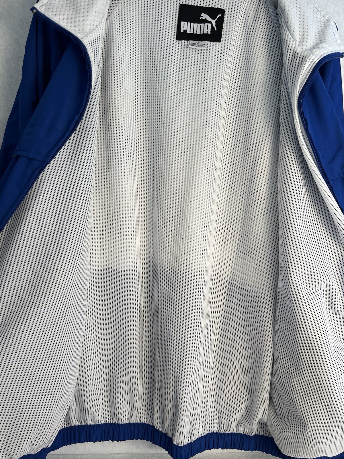 Vintage Indianapolis Colts NFL Football Puma Windbreaker Jacket size Large thumbnail 12