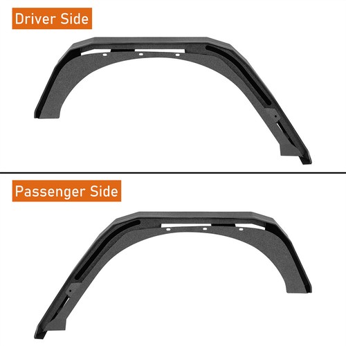 Textured Steel Rear Fender Flares Wheel Liners For 2007-2018 Jeep Wrangler JK - Bild 9 von 16