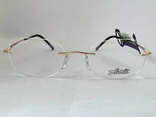 NEW Silhouette Purist 5561 IX 3530 Balanced Rose 52.19.140 Eyeglasses Frames