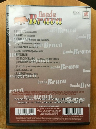 Banda Brava en concierto Echale Brava DVD New Sealed - Imagen 2 de 2