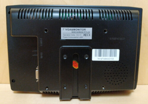 Lilliput 7" TFT LCD VGA Touchscreen Monitor, HDMI & Composite, w/ Accessories - Picture 3 of 7