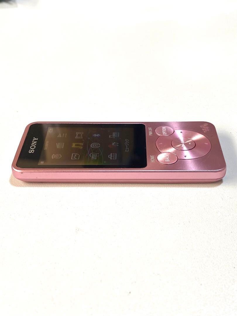 SONY NW-S14 Walkman Bluetooth Audio Player Snoopy Pink Good