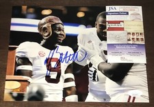 Jordan Battle Signed Autographed 8x10 Photo Alabama Roll Tide JSA N1