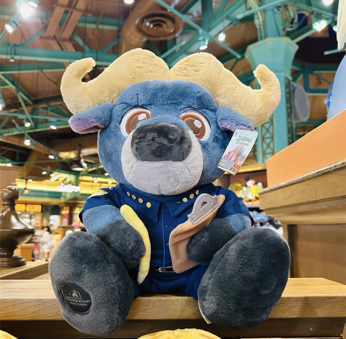 Disney 2025 authentic Zootopia chief bogo 16inches plush shanghai