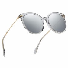 Classic Round Polarized Sunglasses Womens Vintage Acetate Shades Retro UV400 Sun