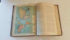Houstons New Physical Geography Maps Illustrations 1891 Vintage Antique Poor Bad