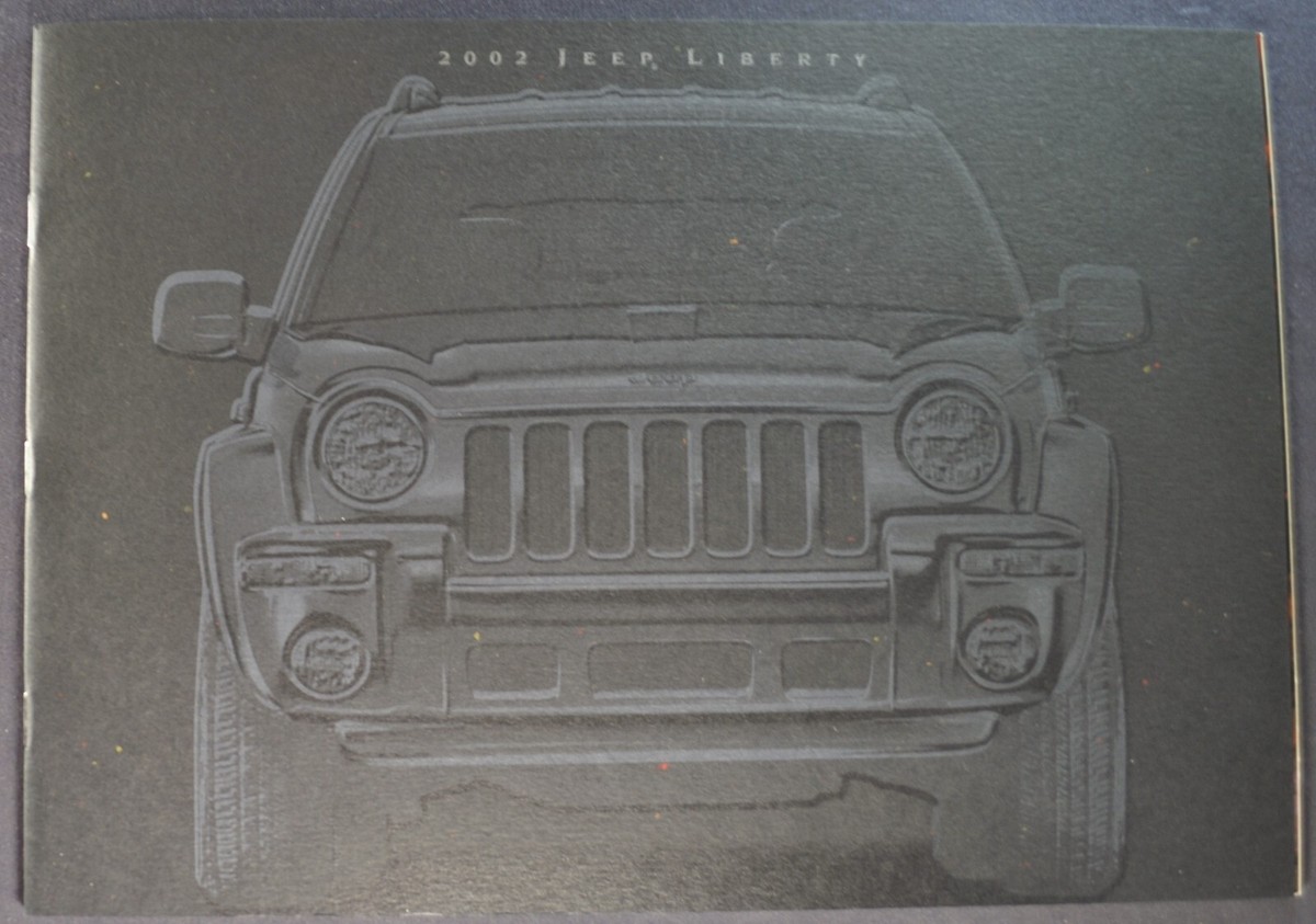 2002 Jeep Liberty 32pg Catalog Sales Brochure 4x4 Limited