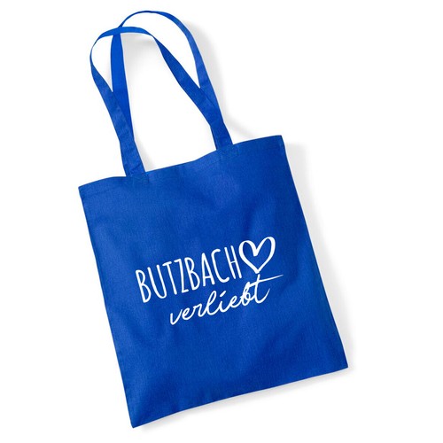Jutebeutel Butzbach verliebt Tasche Baumwolle Geschenkidee Souvenir Präsent Wich - Picture 17 of 36