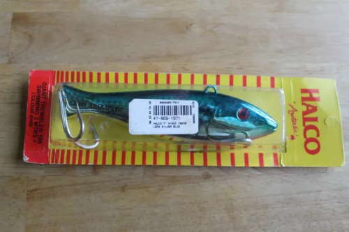 Halco Giant Trembler 180 7 " 125 Grams Silver Blue  Rattling New in Package