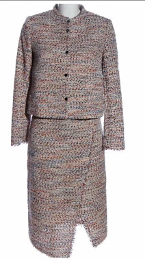 H&M Bouclé Strick Tweed Kostüm* Blazer & Rock* Vintage Look* Gr. 40-42* NEU - Bild 1 von 4