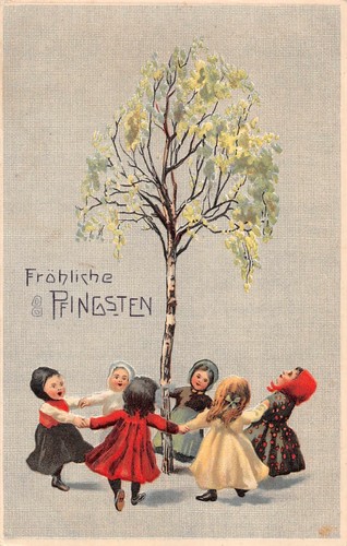 CPA FANTAISIE GAUFREE May be a your happy Easter one ca1910