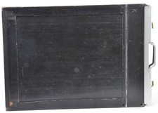 Folmer Graflex - Wood  Metal Un-slotted - 4x5 Press Camera Cut Film Holder