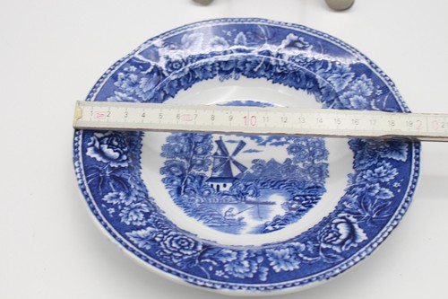Arabia Finnland Teller 19cm Landschaft blau Maisema Dsgn Reinhard Richter - Bild 3 von 4