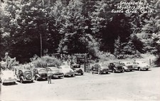RPPC Santa Cruz CA The Mystery Spot Zero Gravity Photo Vtg Postcard A11