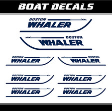 Boston Whaler decal Boat sticker kit replacement logo marine vinyl ORACAL