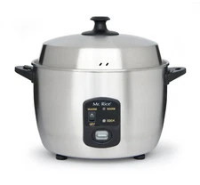 Sunpentown SPT Rice Cooker and Steamer 10 Cups Stainless Steel - SC-889